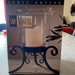 Candle Holder With Candle