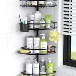 Brand New Corner Shower Caddy Standing: 4-tier 