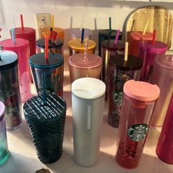 Used Starbucks Tumblers