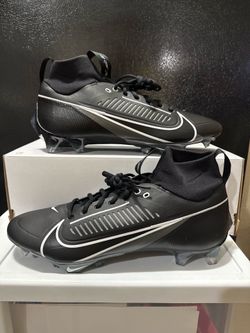 Nike Vapor Edge Pro 360 2 Black Iron Grey Sample Football Cleats Mens Size 13.5