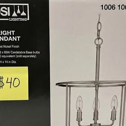 3 light pendant