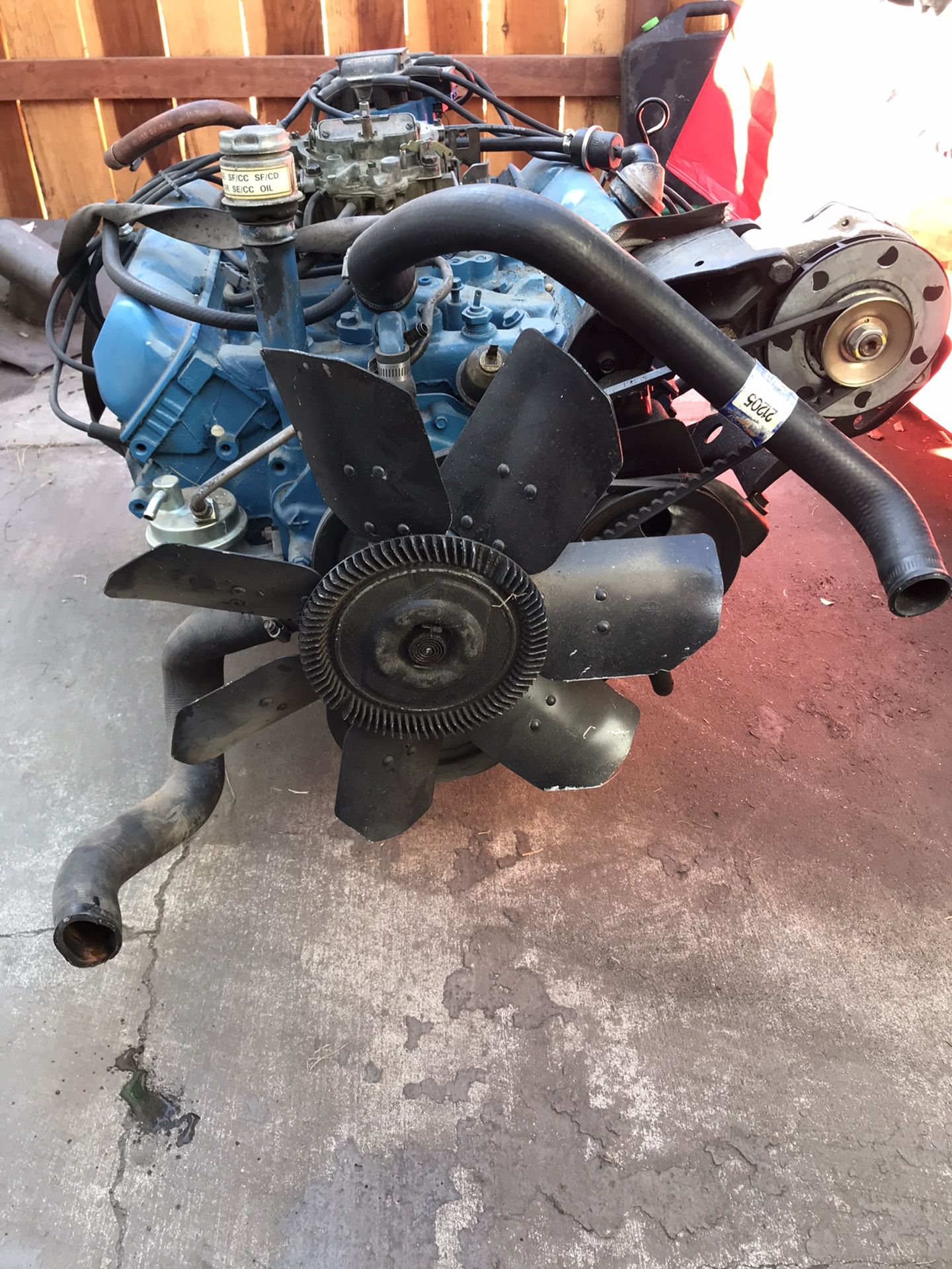 Oldsmobile 350 rocket engine only engine