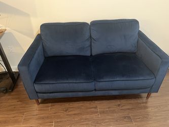 Blue Love Seat