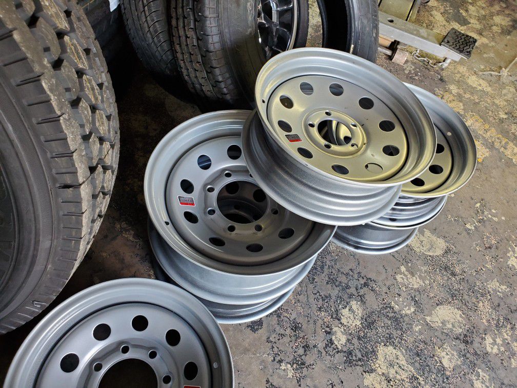 New trailer rims for sale 16" and 15"
