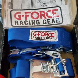 Gforce Blue 5-point Harness Racing Auto