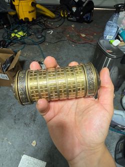 Da Vinci Code Cryptex Letter Combination Lock