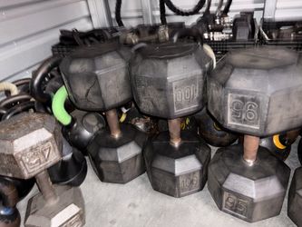$1 A Pound!!! Dumbbells from 3lbs. to 100lbs. Multiple sets