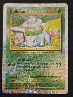 Bulbasaur Legendary Collection Reverse Holo