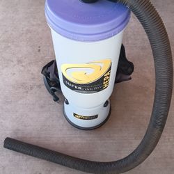 backpack vacuum cleaner. Works great