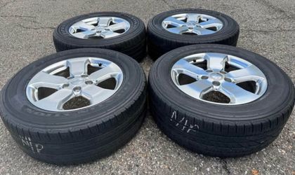 18” JEEP WRANGLER GRAND CHEROKEE COMMANDER DODGE DURANGO WE FINANCE RIMS SET WHEELS RIMS TIRES