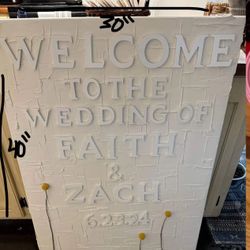Welcome Wedding Sign