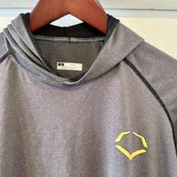 EvoShield Lightweight Training Hoodie, SwagTech, Charcoal, Adult Small