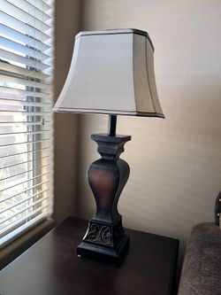 34” table lamp
