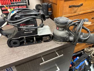 Craftsman Belt Sander and Porter Cable Orbital Sander