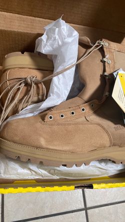 Steel Toe Belleville Tan Suede Military Combat Boots