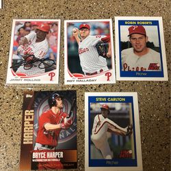 Philadelphia Phillies Baseball Cards Lot