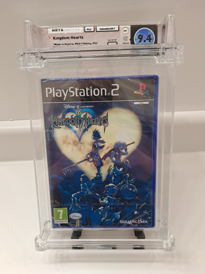 Brand New Sealed Graded Kingdom Hearts 1 Original PS2 Playstation 2 WATA 9.4