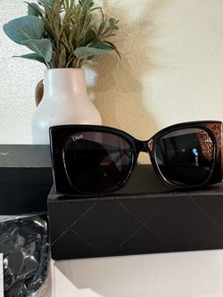 Dior Black Oversized Sunglasses