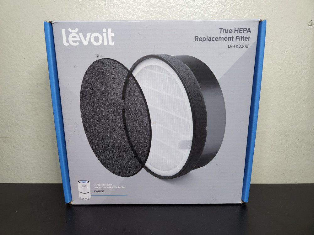 LEVOIT Air Purifier LV-H132 Replacement Filter True HEPA and 1 Pack