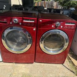 Washer And Gas Dryer Brand Lg XL Capacity Everything Works Well With A 3 Months Warranty 