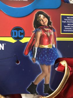 Girls Wonder women costume - size 6-8