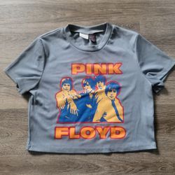 Pink Floyd Crop Top, Size Small 