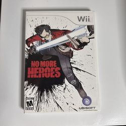 No More Heroes (Nintendo Wii, 2008) CIB