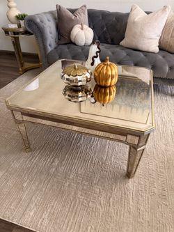 Mirrored Gold Coffee Table