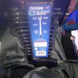 Quinn 100 Tooth Ratcheting Wrench Set