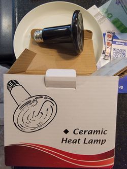 100w ceramic heat bulb for reptiles.