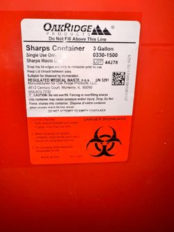 3 Galon Sharps Container