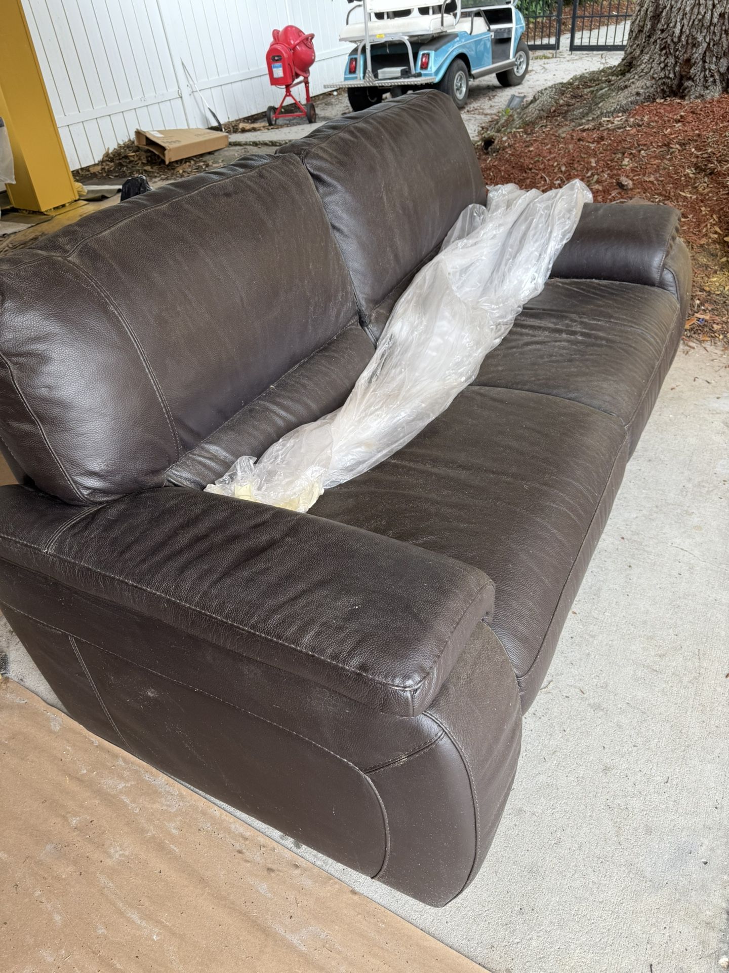 Leather Couch Recliner