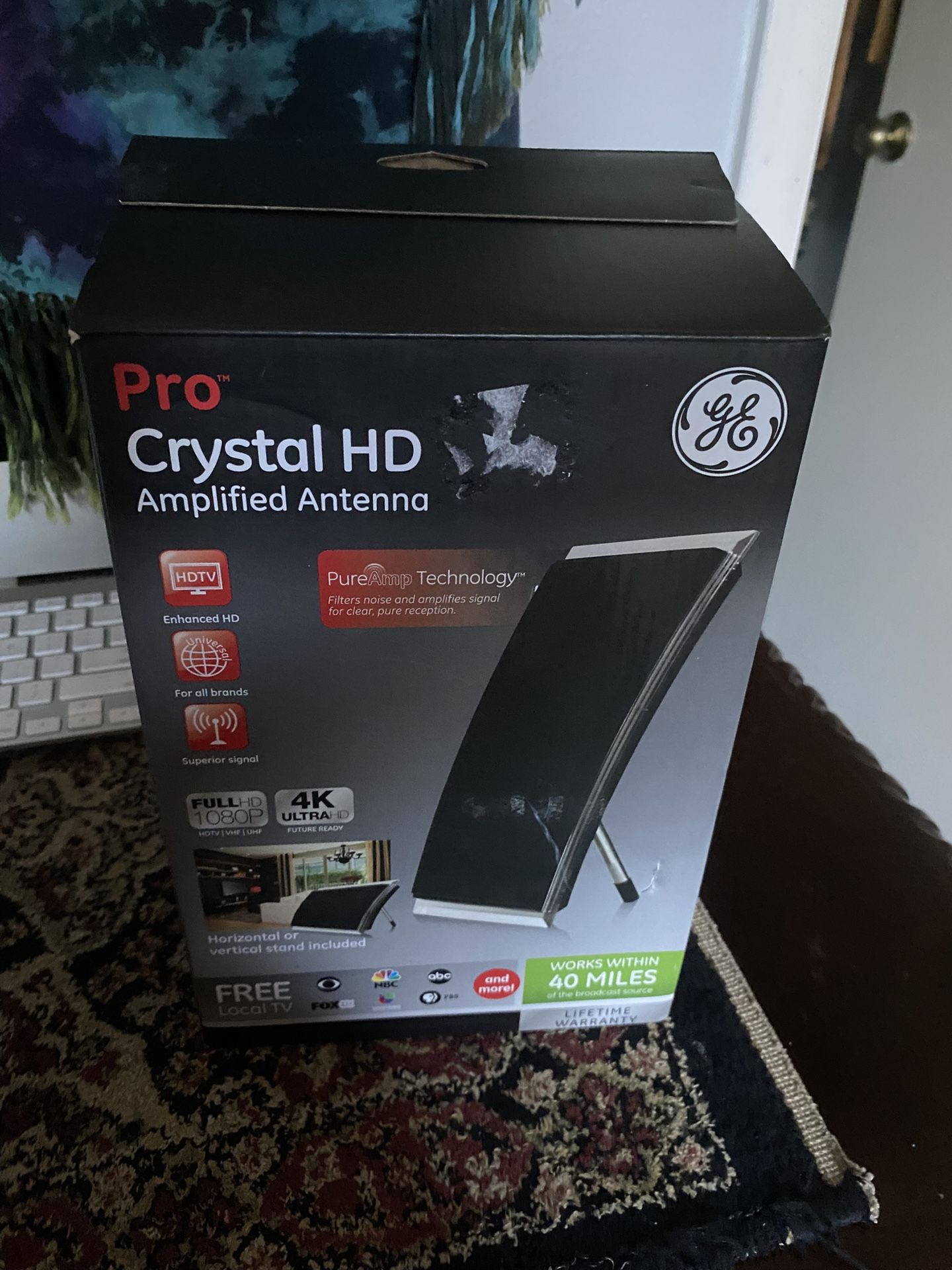 GE Amplified Crystal HD Antenna -20.00 FIRM