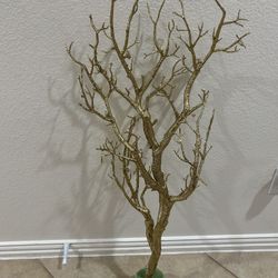 Gold Glitter Branches For Centerpieces