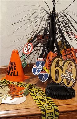 60 Yr Old  Party Decoration