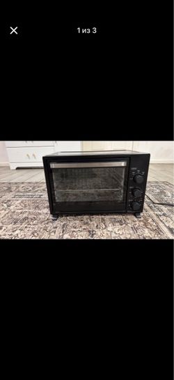 Black Countertop Toaster Oven