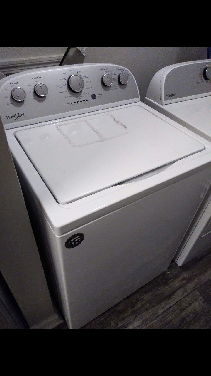 Whirlpool washer and dryer