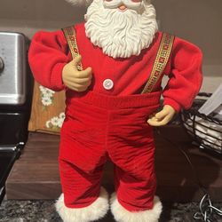 Vintage First Edition Jingle Bell Rock Santa