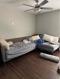 L-Shaped Sectional Daybed Sofa