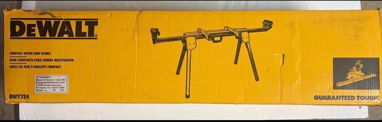 DEWALT Miter Saw Stand, Compact, 40" Beam Extends, Holds up to 500 lbs DWX724