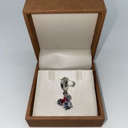 Pandora Disney Minnie Mouse Silhouette Dangle Charm (Sterling)