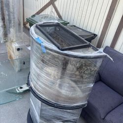 halfmoon reptile tank