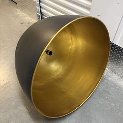 Ballard Designs Black Dome Pendant Light – Modern Ceiling Lamp