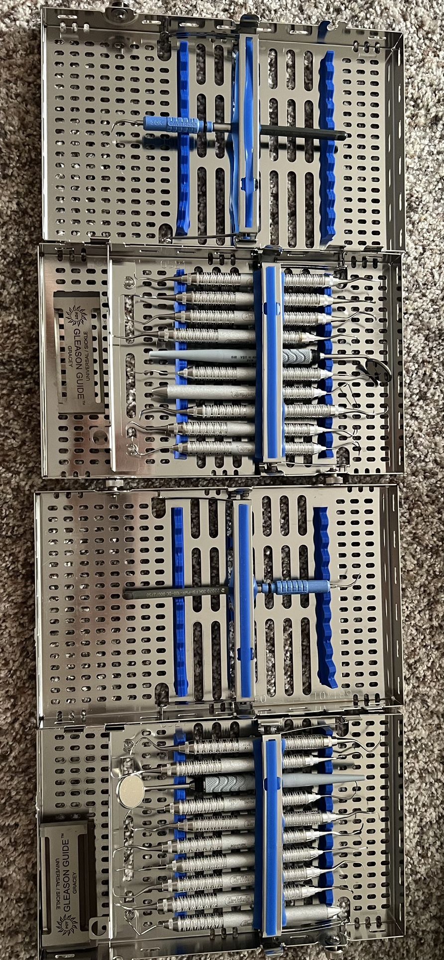 Two Hu friedy perio cassettes