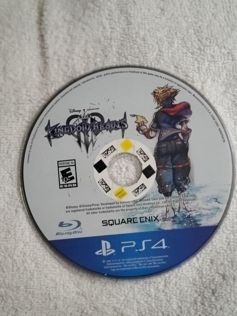 Kingdom Hearts III for PS4, Playstation 4