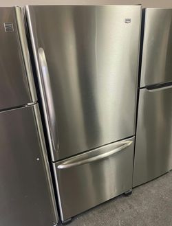 Maytag Bottom Freezer Refrigerator Stainless Steel