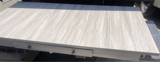 Gray dinning table