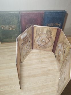 DVD SET LORD OF THE RINGS $9EACH