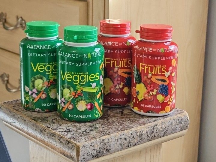 2 Pack, 180 Fruits and 180 Veggies Whole Food Supplement with Superfood Sealed