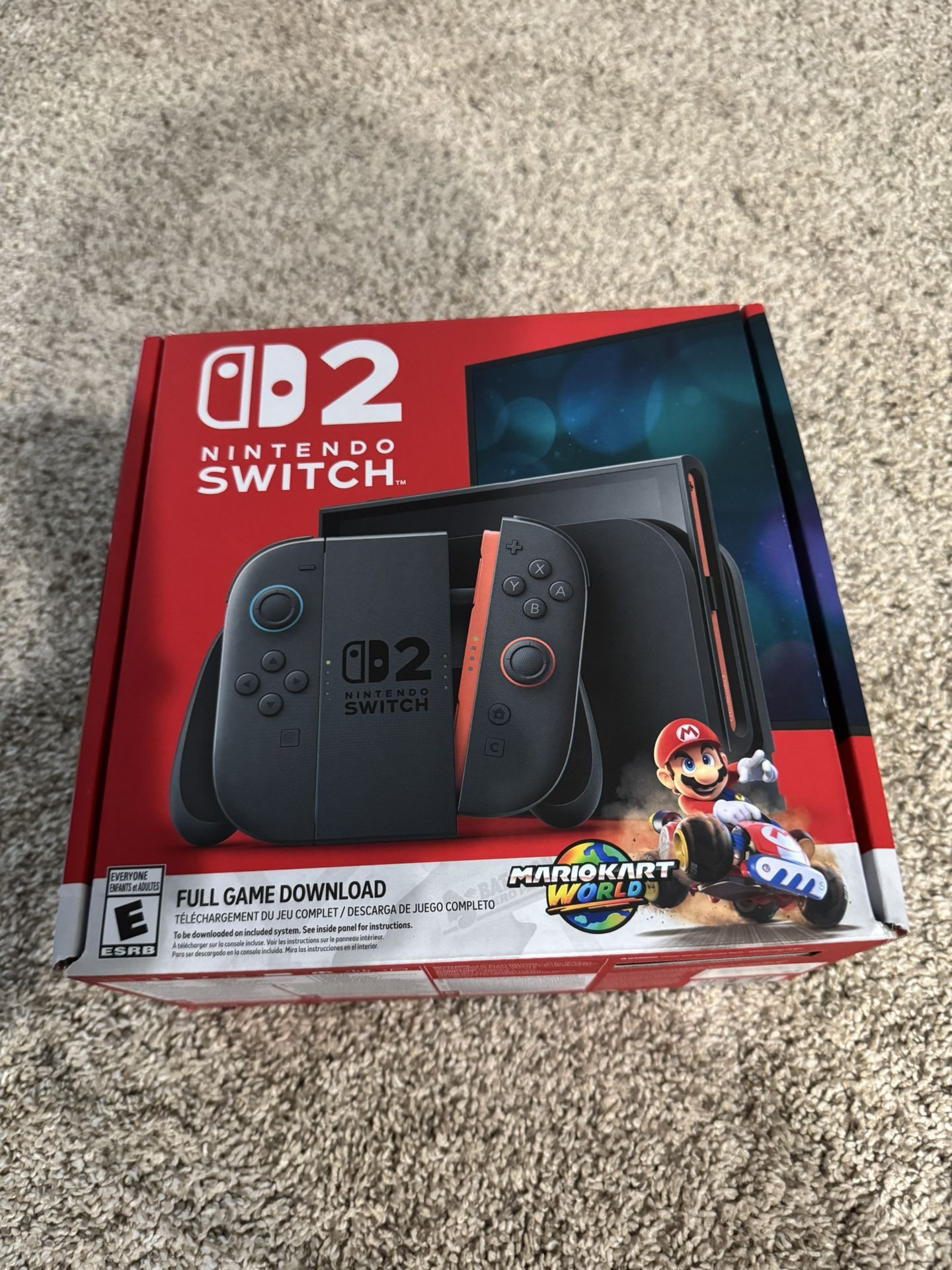 Brand new Nintendo Switch 2 + Mario Kart World Bundle